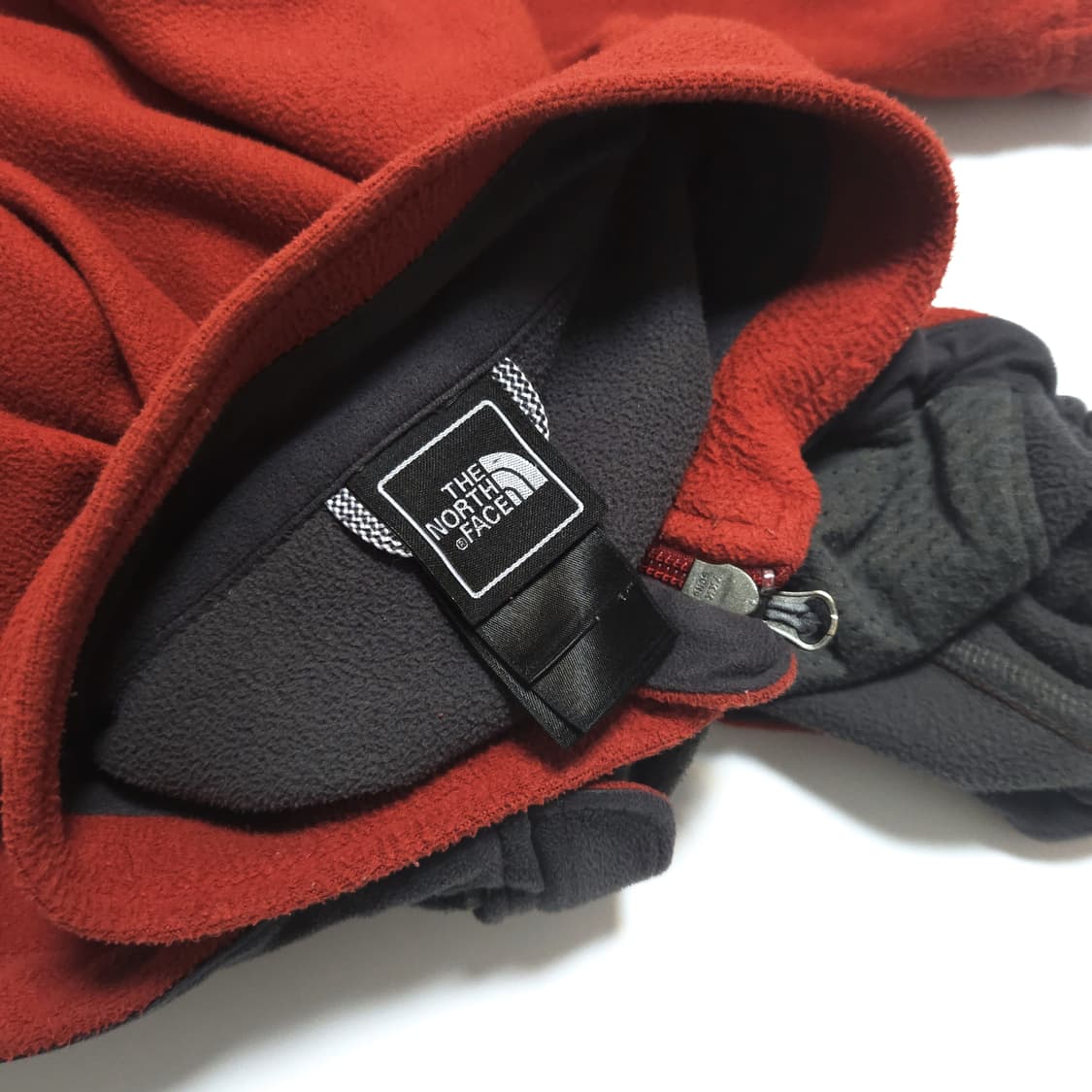 노스페이스 폴라 플리스 집업 자켓 브릭레드 상품이미지6