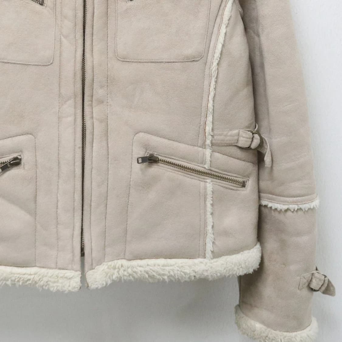 콤사이즘  무스탕 자켓 61902 상품이미지4