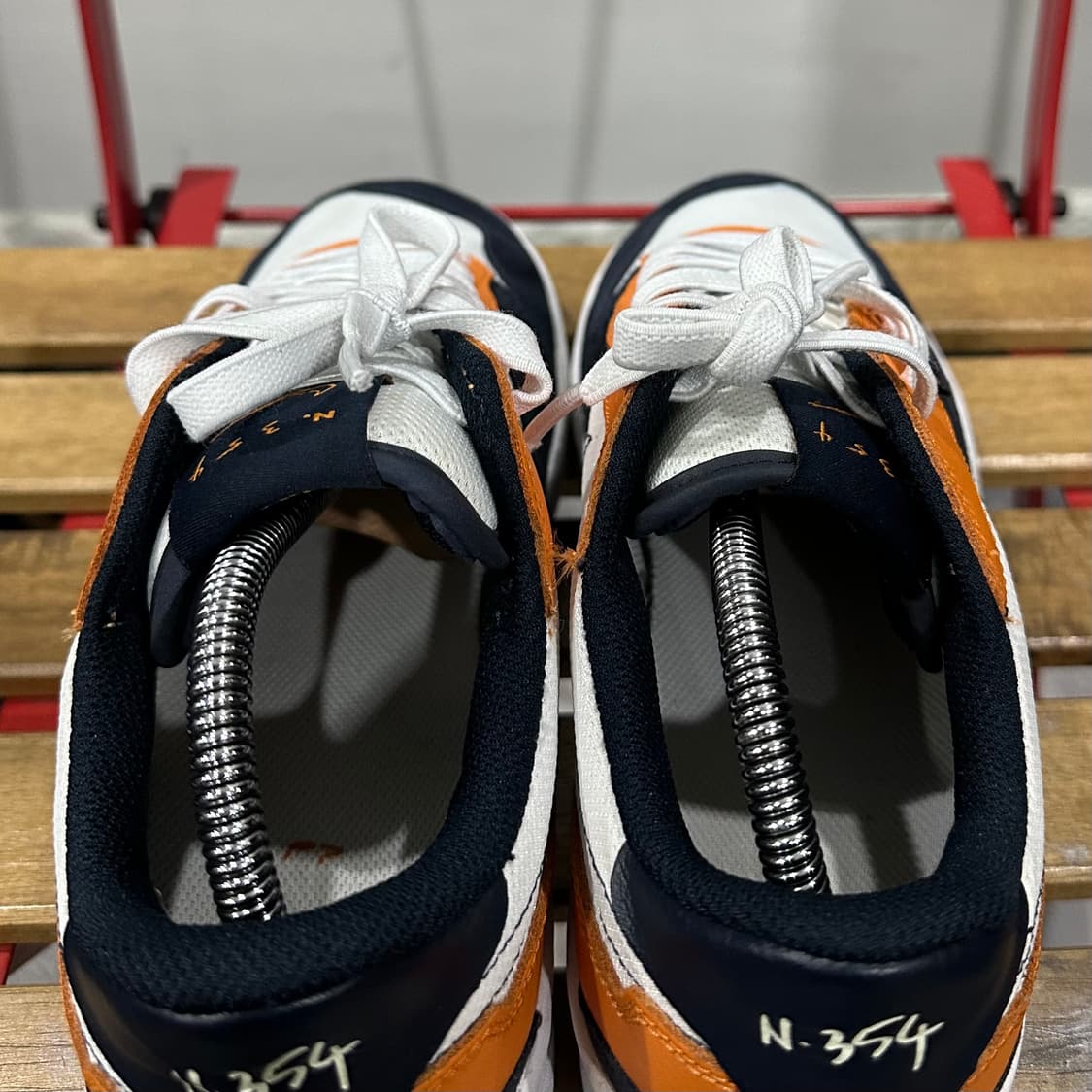 260) 나이키 운동화 남성 남자 신발 스쿼시 타입 서밋 오렌지 상품이미지5