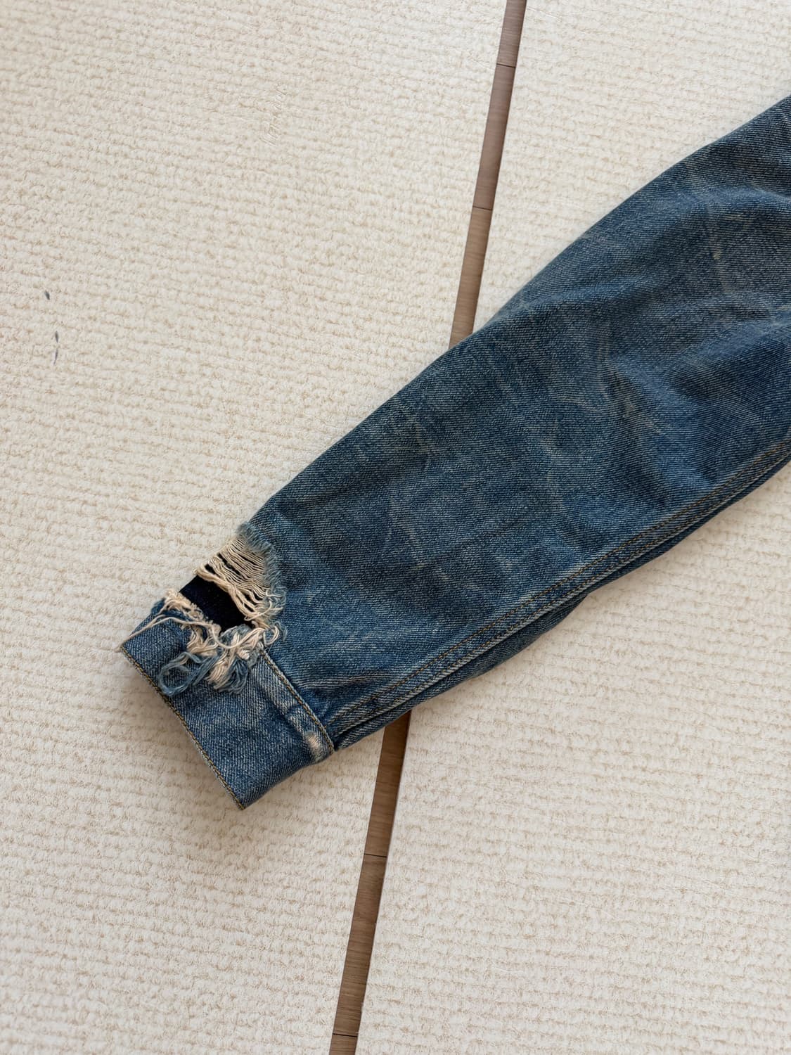 R13 알써틴 디스트로이드 빈티지 청자켓 상품이미지3