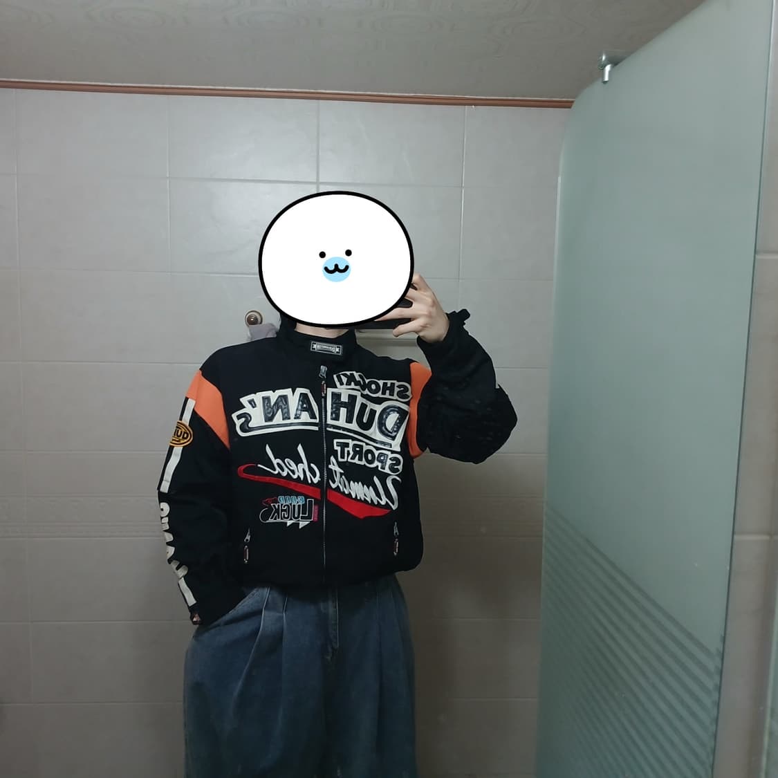 빈티지 레이싱 자켓 바이크 자켓 스트릿 100 L 상품이미지3