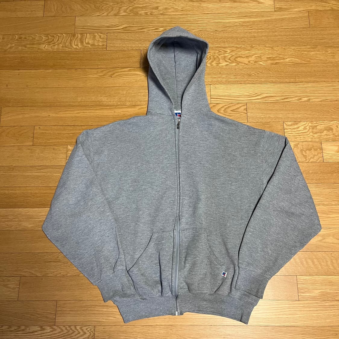 [XL] 90s 빈티지 러셀 후드집업 그레이 상품이미지1