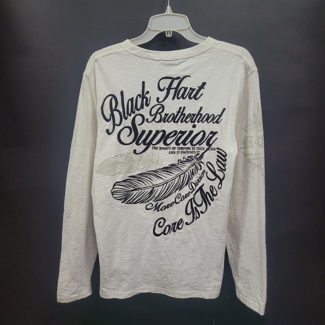 MCD More Core Division 자수로고 락밴드 셔츠 상품이미지1