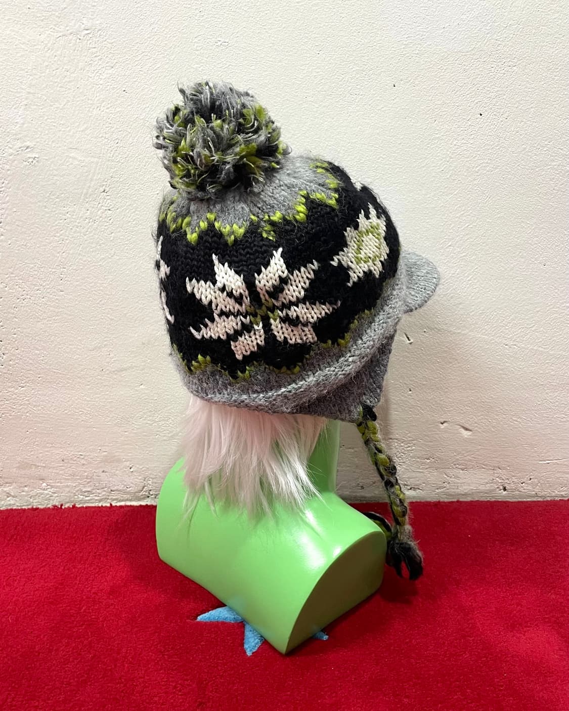 winter gray cap earflap 상품이미지3