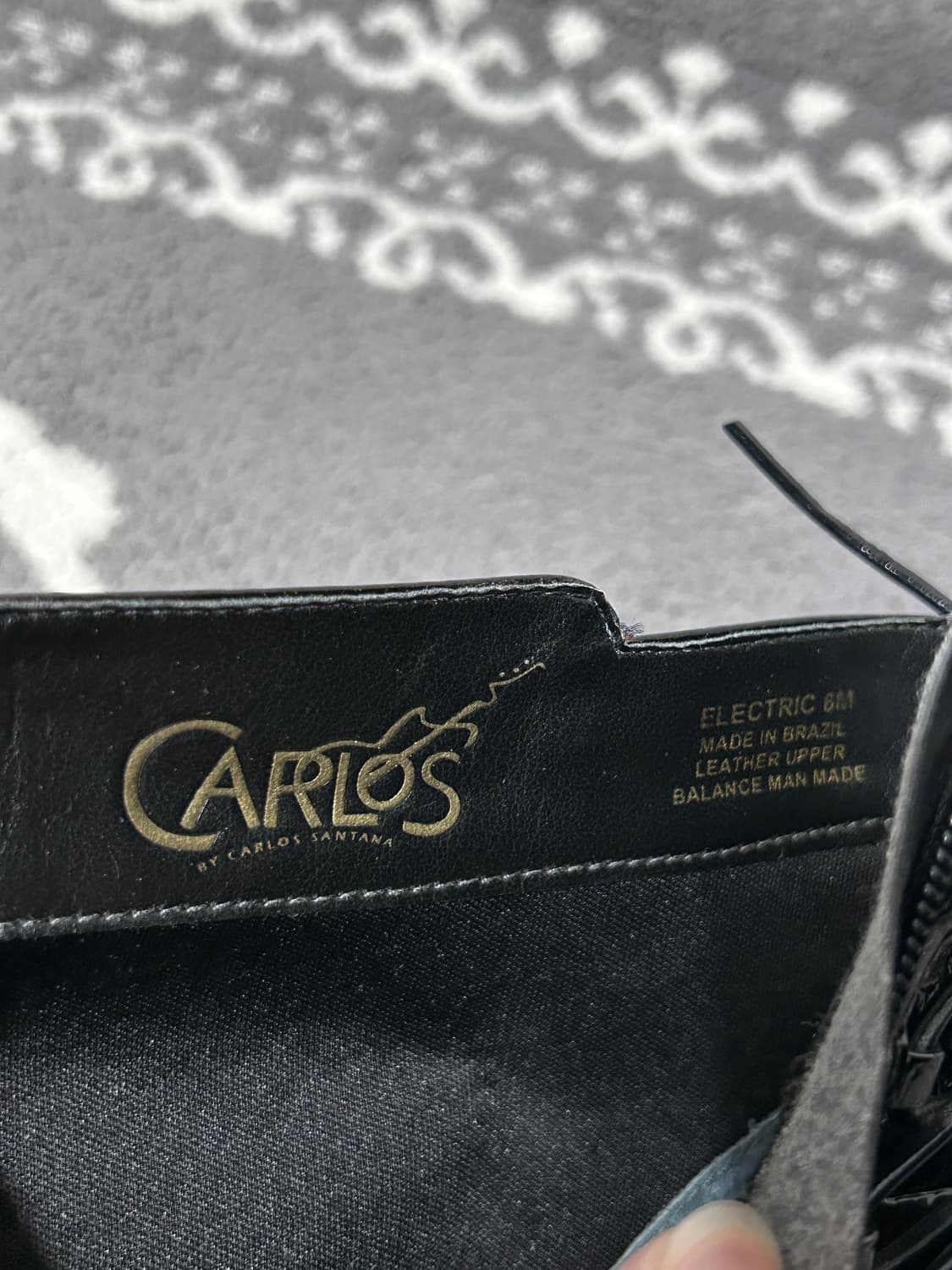 00’s y2k Carlos  파이톤 페이던트 레이스업 힐 상품이미지6