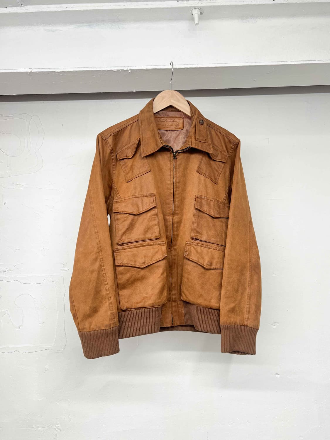 빈티지 멀티포켓 코튼 봄버 상품이미지1