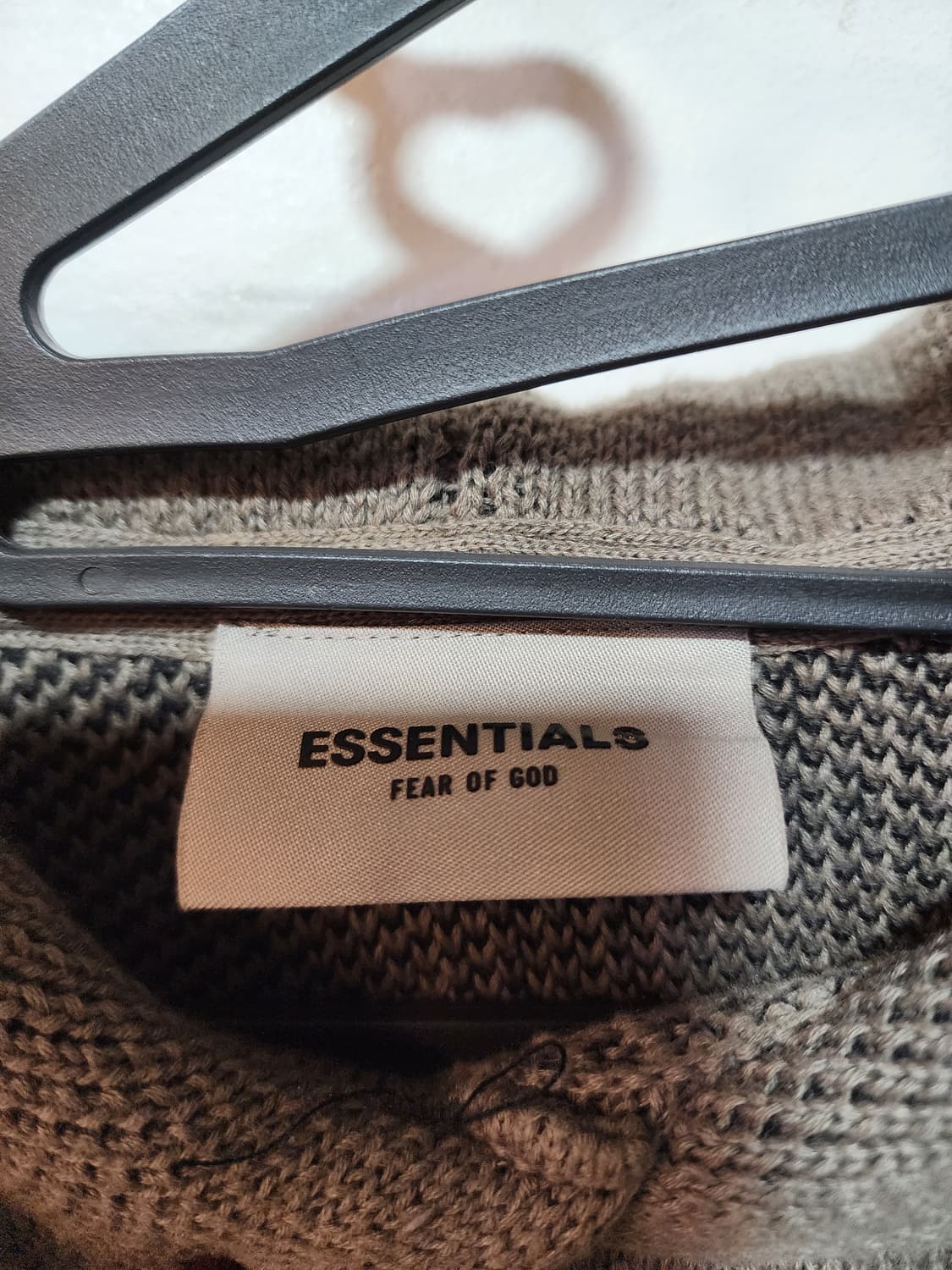 에센셜 피어오브갓 니트 후드티 XL 상품이미지6