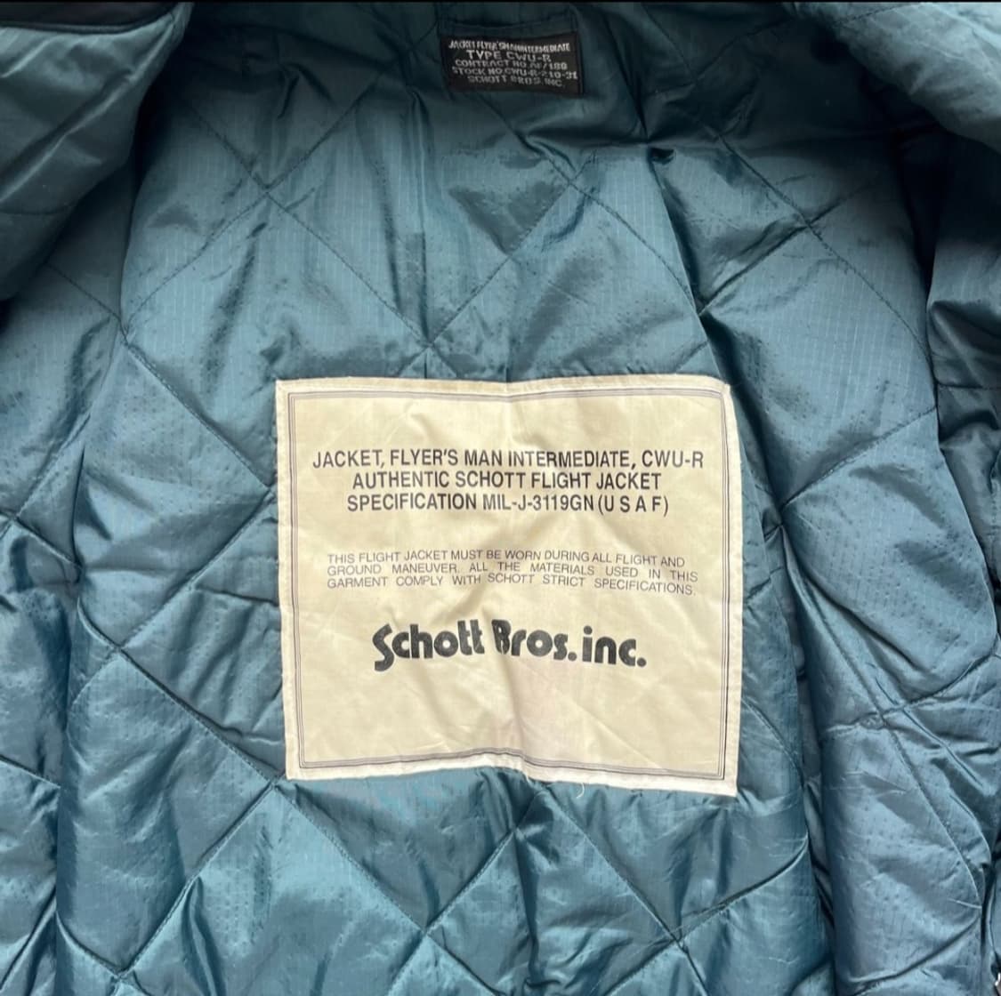 [XL]90s schott cwu r 상품이미지6