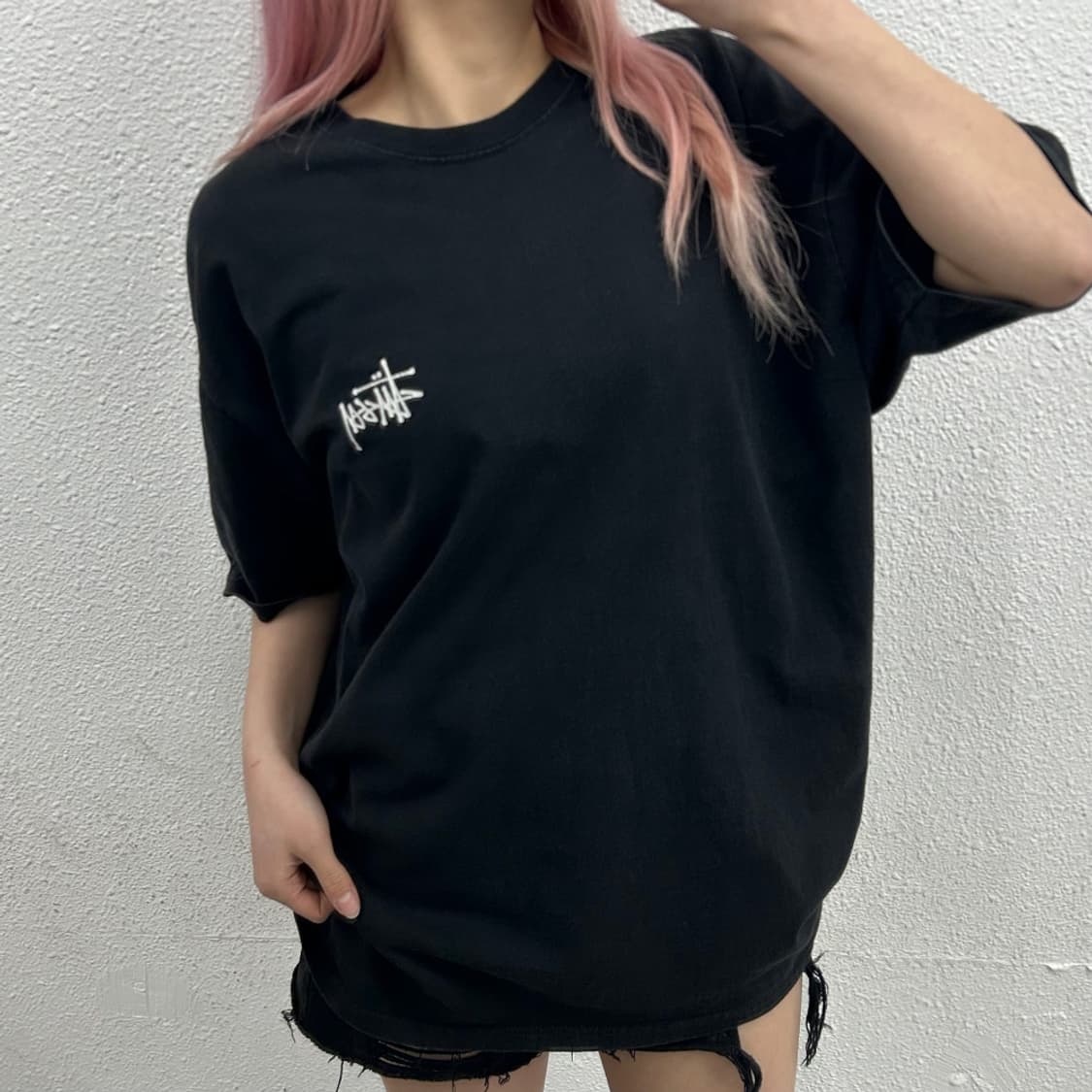 스투시 블랙 반팔 XL 상품이미지1