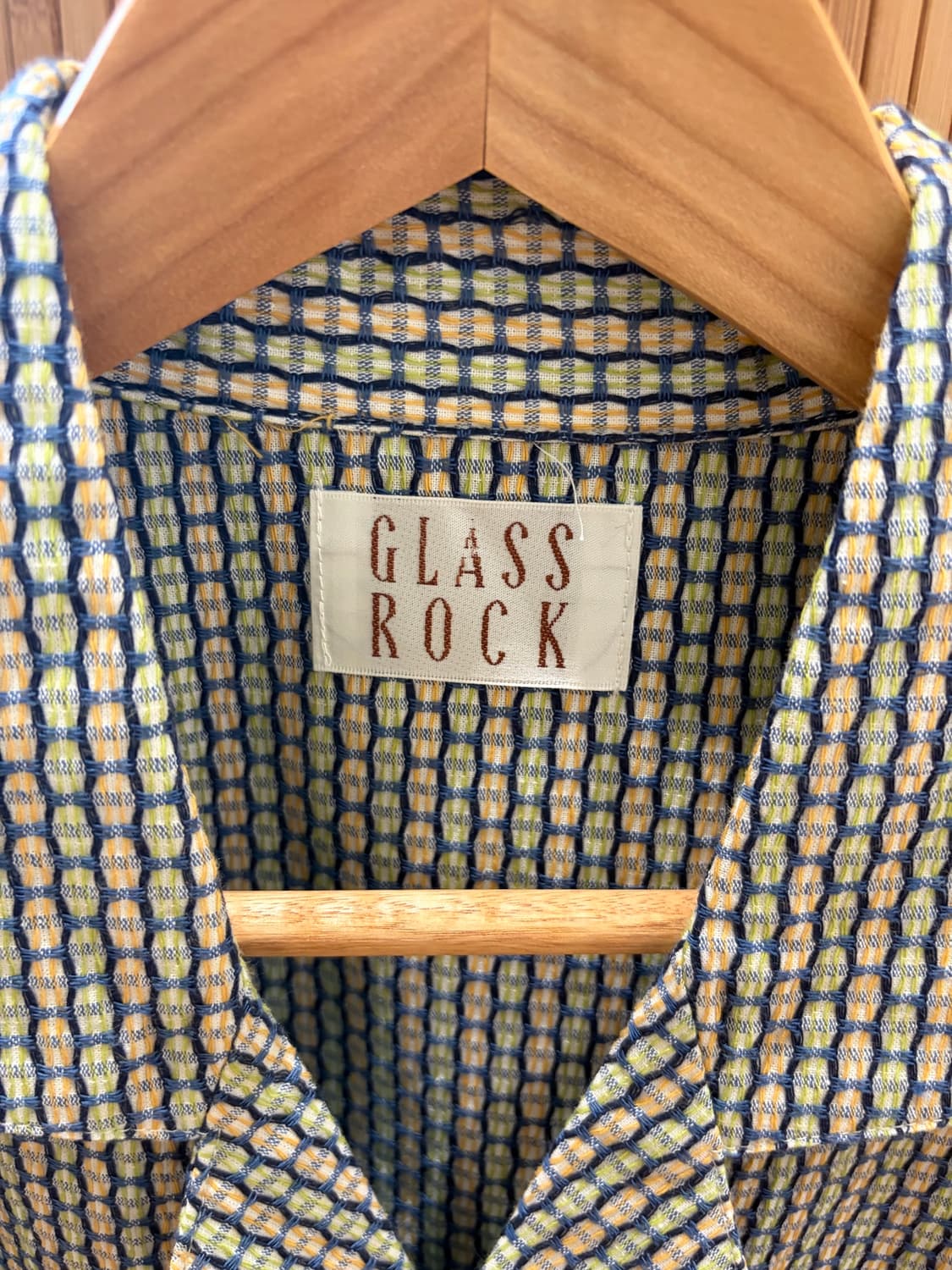 90s GLASS ROCK Pattern Shirt 상품이미지2