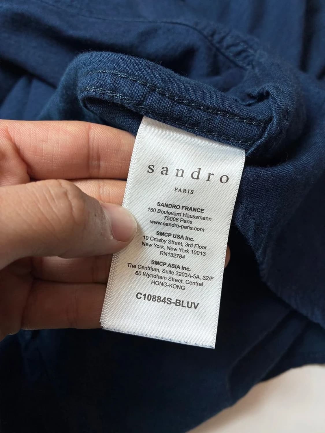 산드로 헨리넥 코튼 풀오버 셔츠 PN9303 상품이미지7