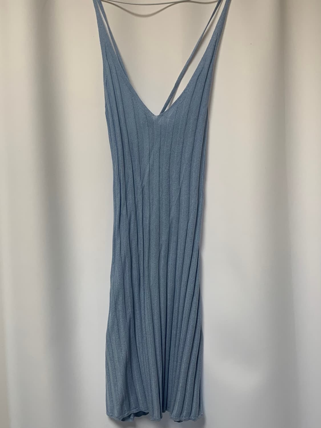 (새상품)망고 하늘색 원피스 M 상품이미지4