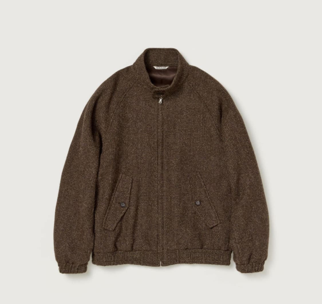 3) auralee lama shetland wool blouson 상품이미지1