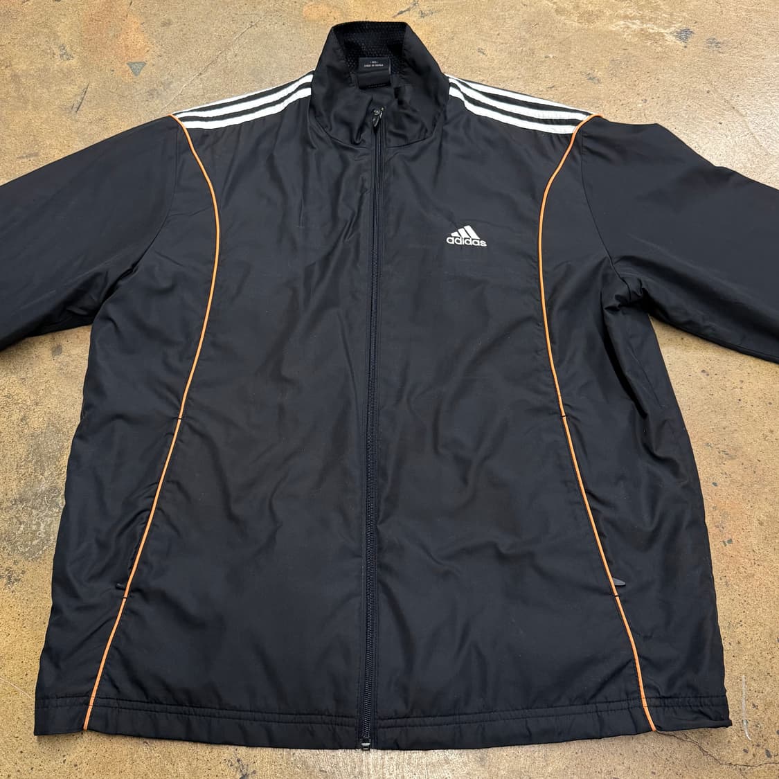 [정품/105] 아디다스 블랙 삼선 트랙탑 바람막이 b15 상품이미지3