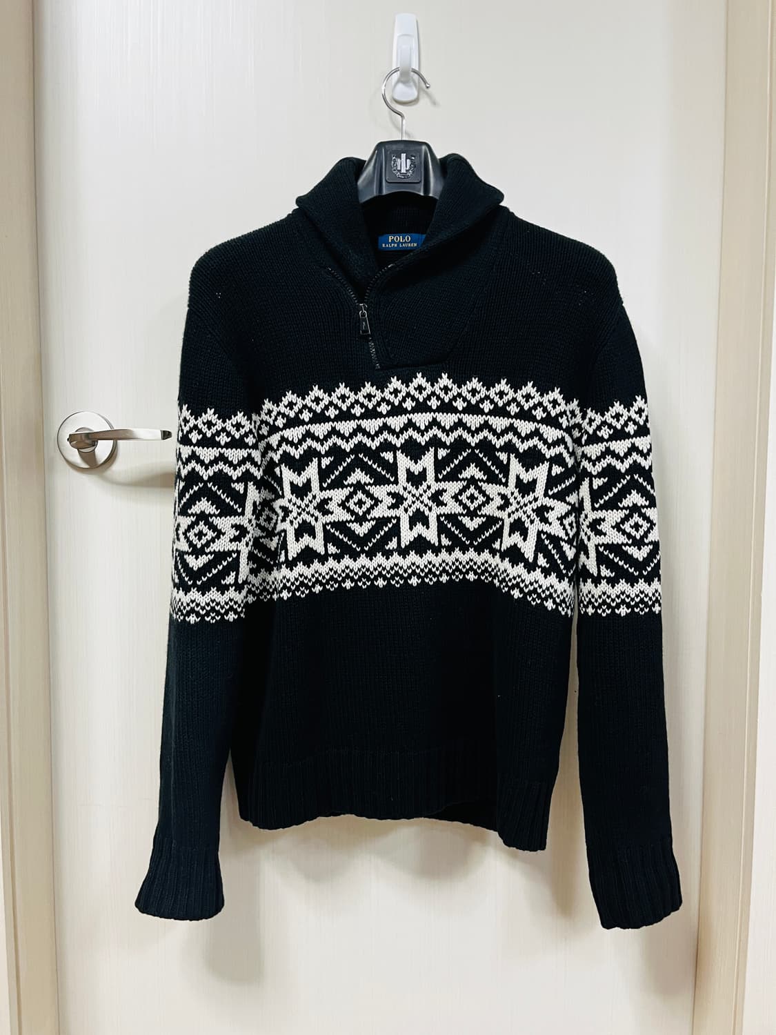폴로 랄프로렌 노르딕 눈꽃 니트 M 상품이미지1