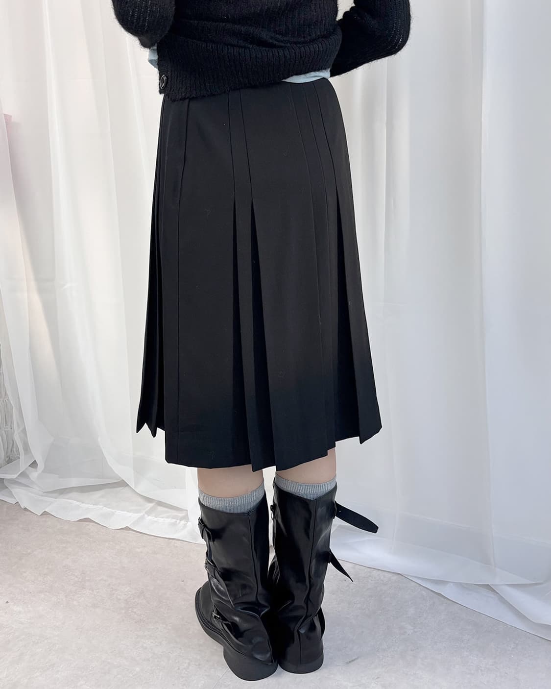 Christian Dior prêt-à-porter 플리츠 미디 스커트 상품이미지3