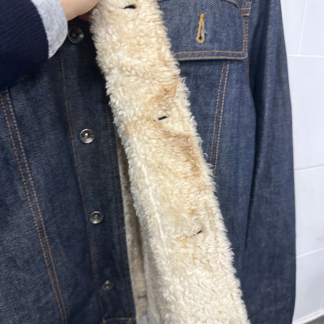 리바이스 양털 트러커 데님자켓 상품이미지3