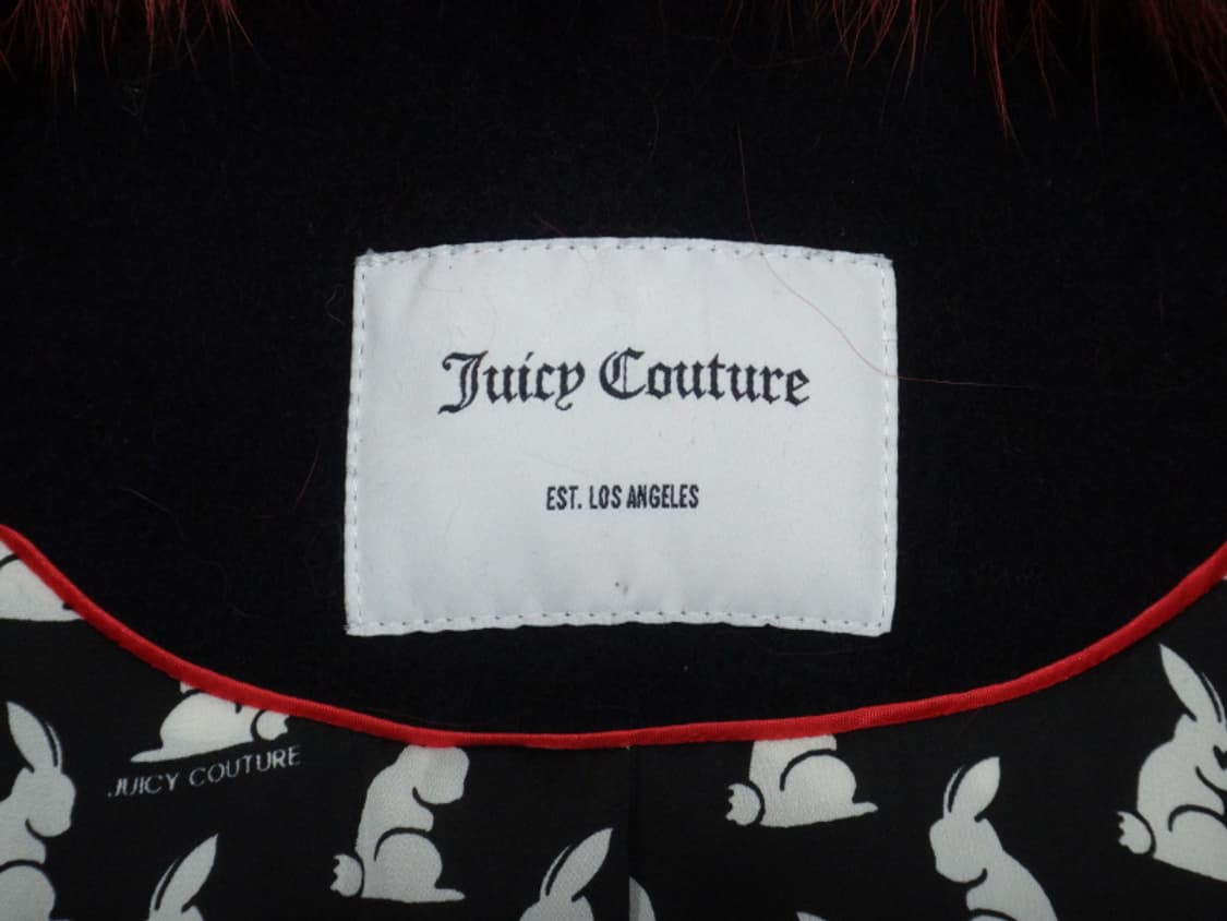 (FREE) 쥬시꾸뛰르 쥬시 퍼 카라 솔리드 코트 상품이미지8