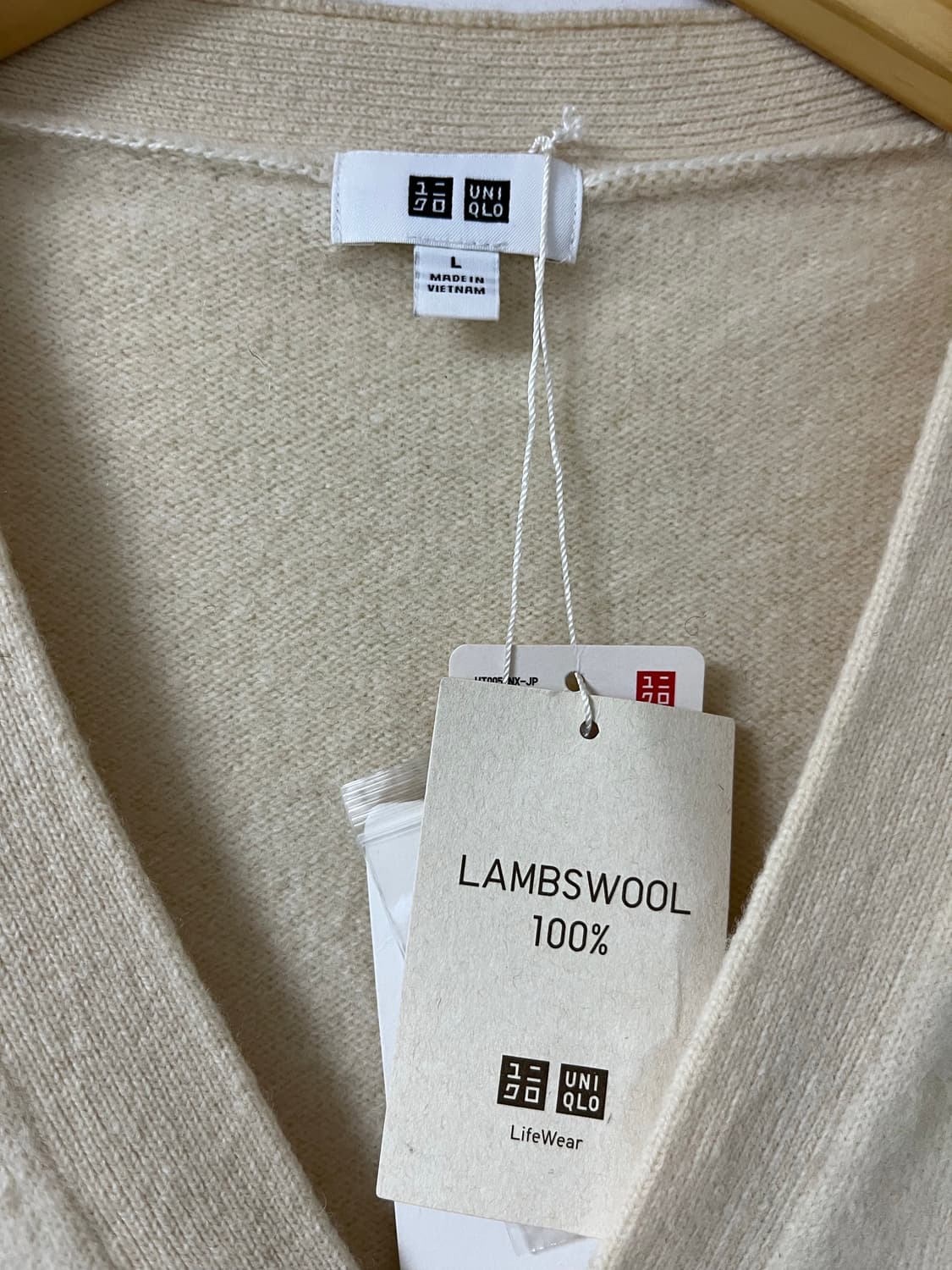 유니클로 가디건 램스울 100% 상품이미지9
