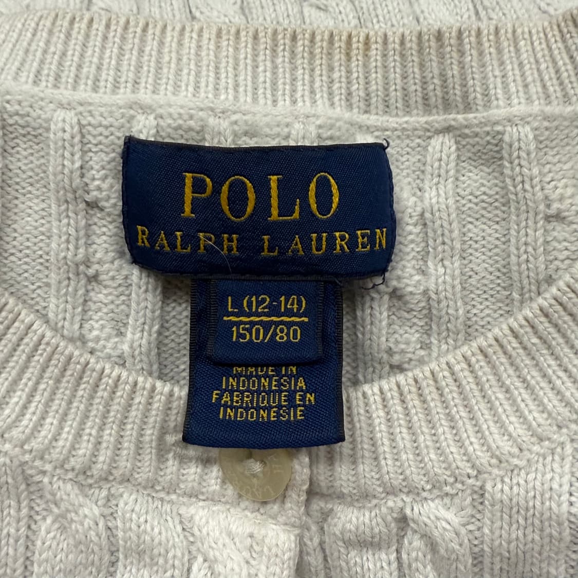 폴로 랄프로렌 아이보리 니트 가디건  상품이미지5