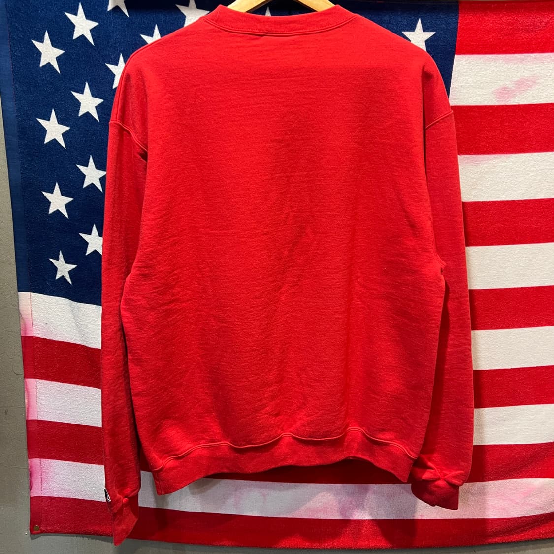 챔피온 맨투맨 레드 상품이미지2