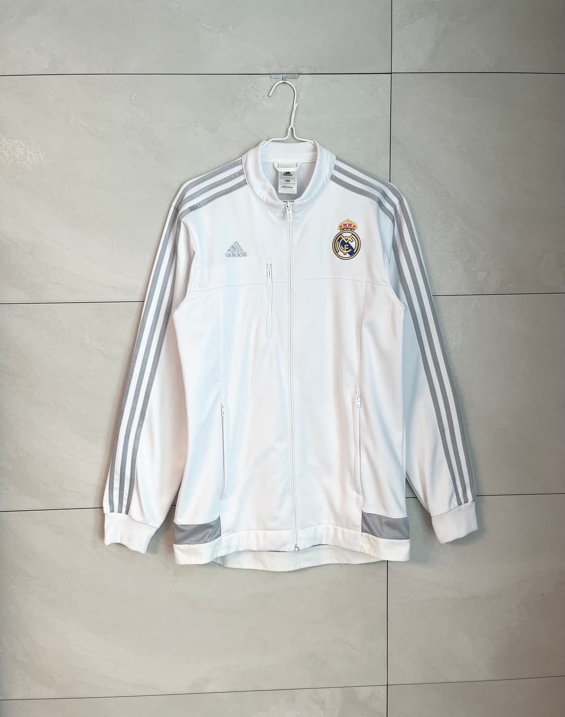 [105] 아디다스X레알마드리드 극희귀 대장 져지 흰,실버 라인  상품이미지1