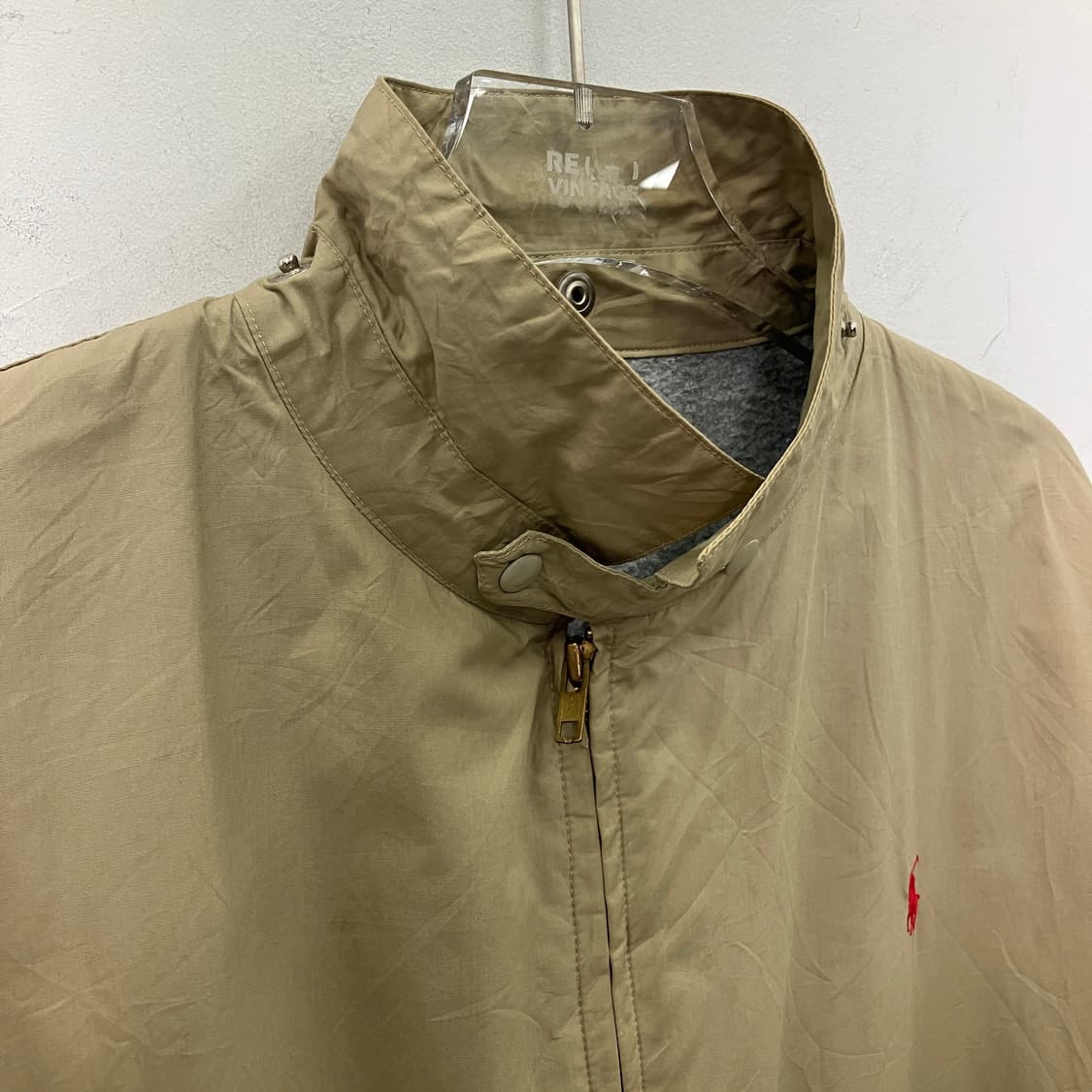 폴로 랄프로렌 베이지 코튼 스윙탑 블루종 자켓 XL 상품이미지5