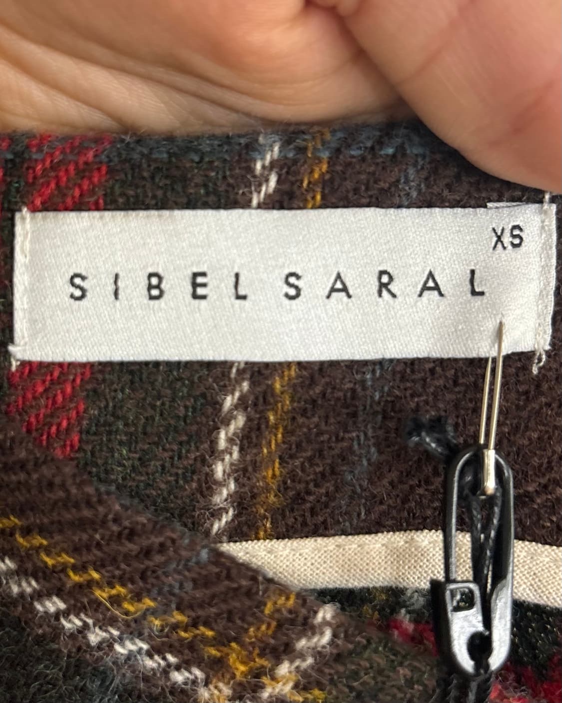 사이블 사렐 타탄 체크 퀄트 스커트 상품이미지7