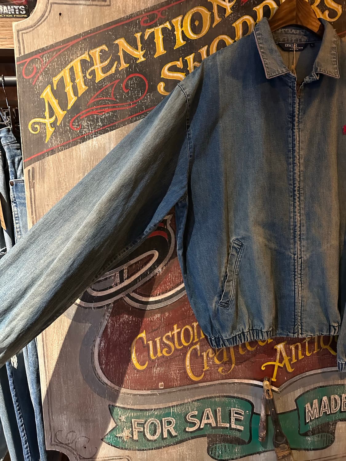 80s USA Polo Ralph Lauren Denim Jacket 상품이미지5