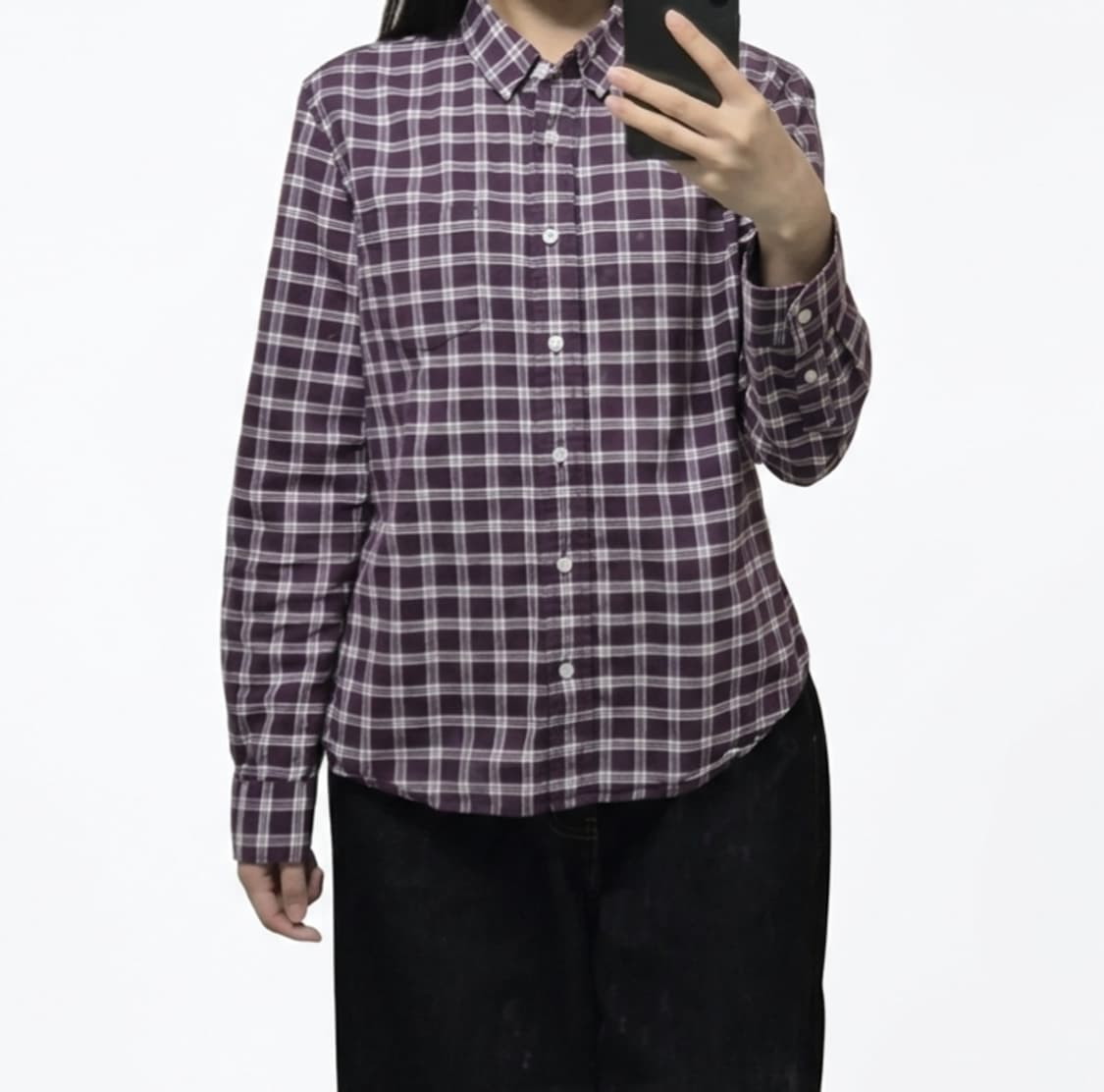 지오다노 체크 옥스포드 셔츠 상품이미지3
