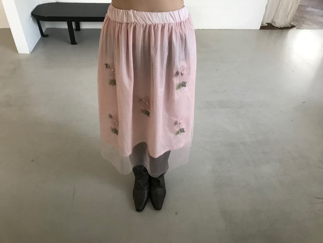 vintage pattern sha skirt 상품이미지1