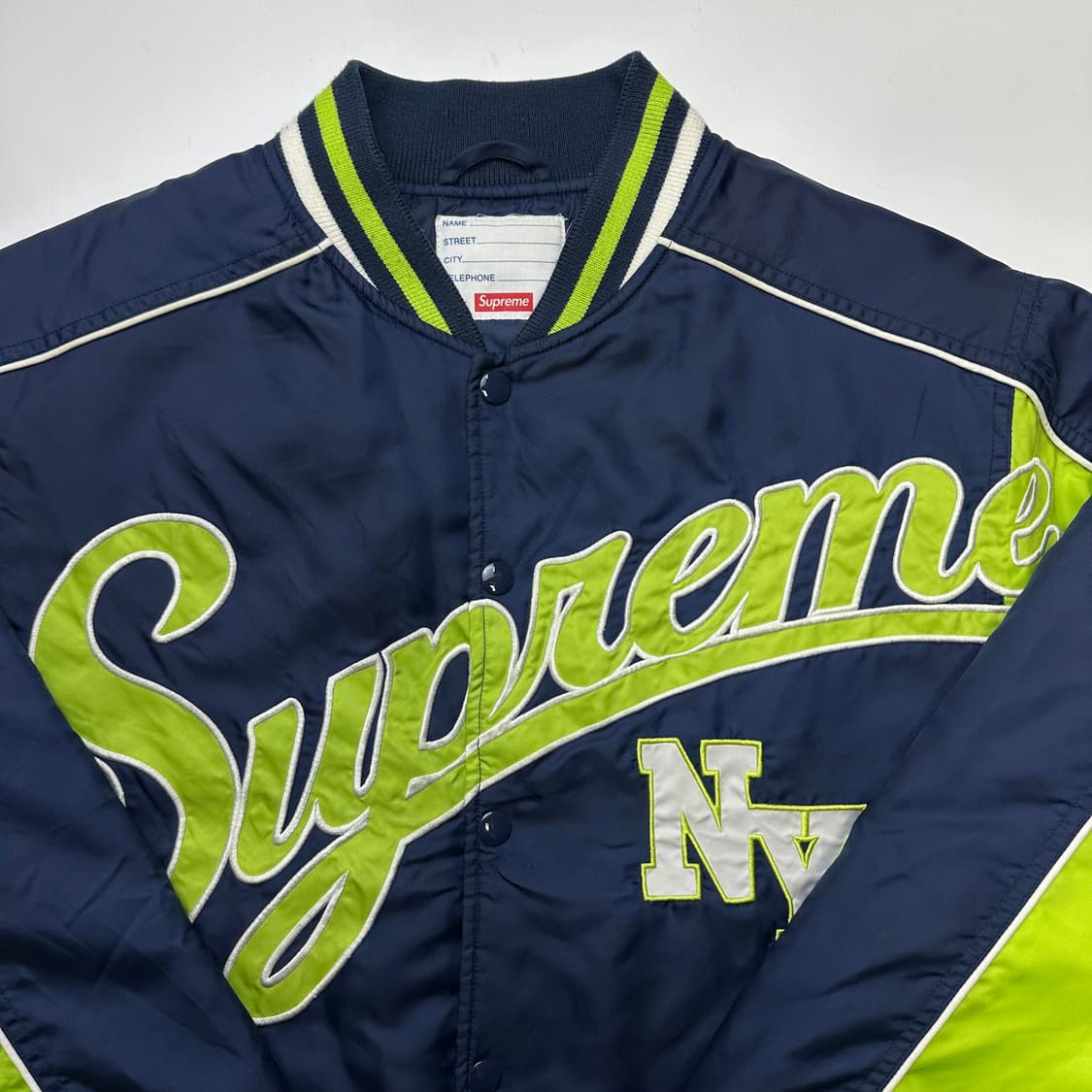 SUPREME 20AW Contrast 슈프림 바시티 자켓 상품이미지2