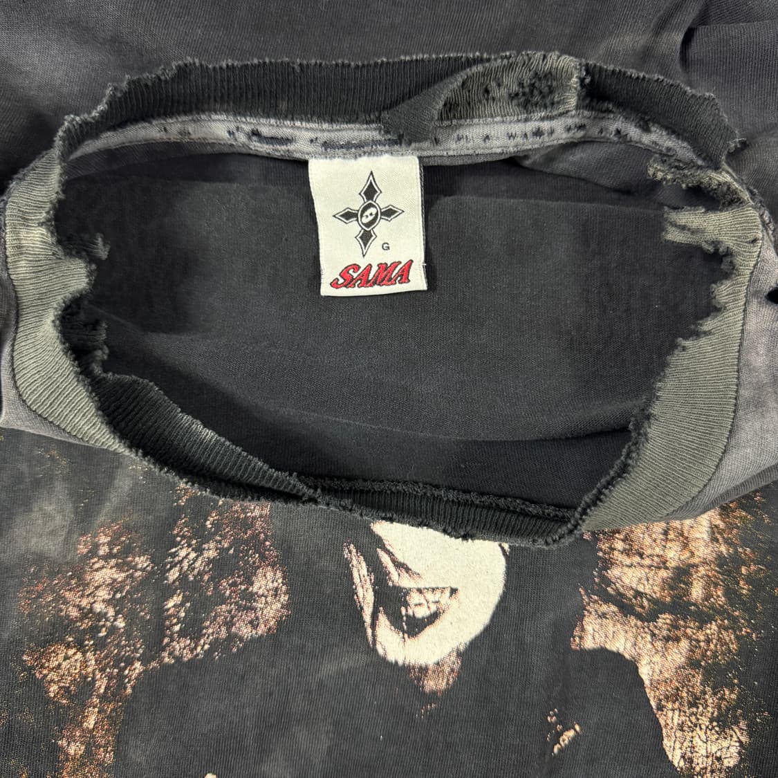 빈티지 90s 크레이들 오브 필스 롱슬리브 티셔츠 상품이미지8