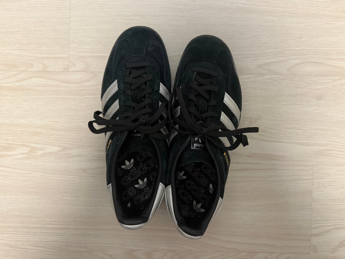 아디다스 가젤 인도어 코어 블랙 매트 실버 235 상품이미지1