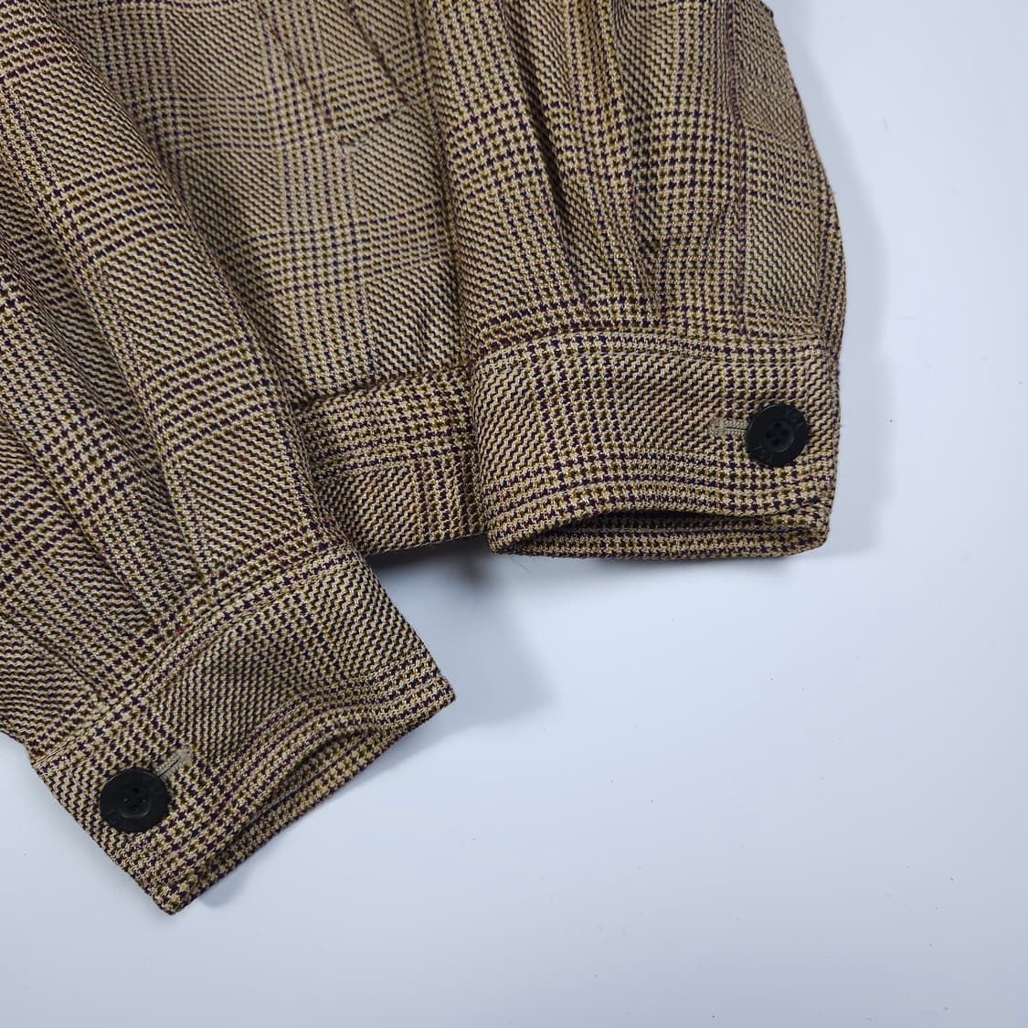 YSL 입생로랑 체크 블루종 자켓 상품이미지4