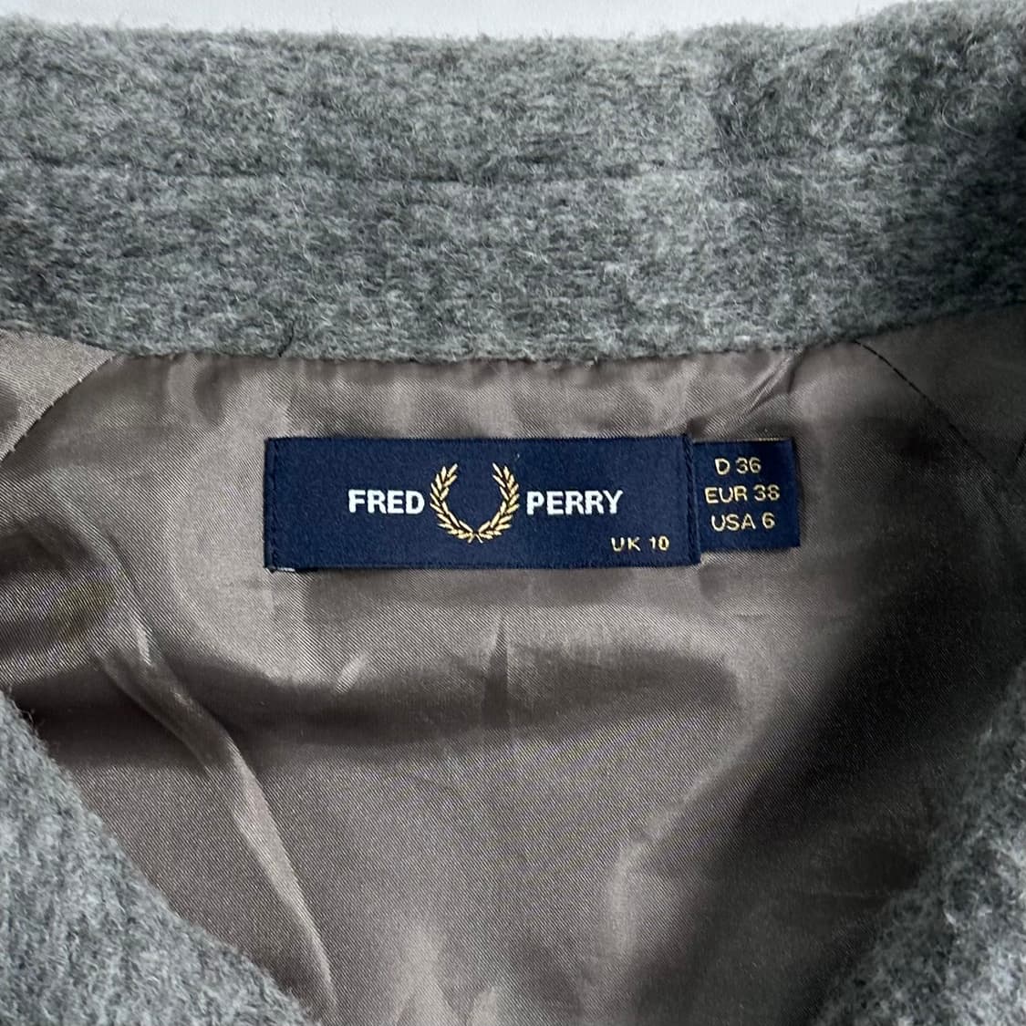 프레드페리 벌룬핏 울 블루종 자켓  상품이미지5