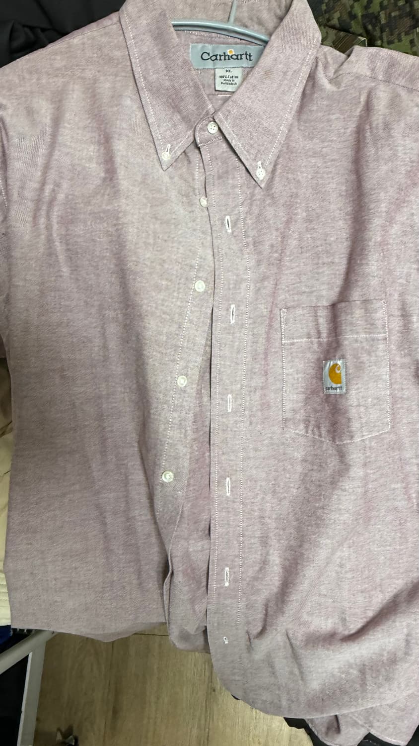 칼하트 로고 포켓 셔츠 상품이미지1