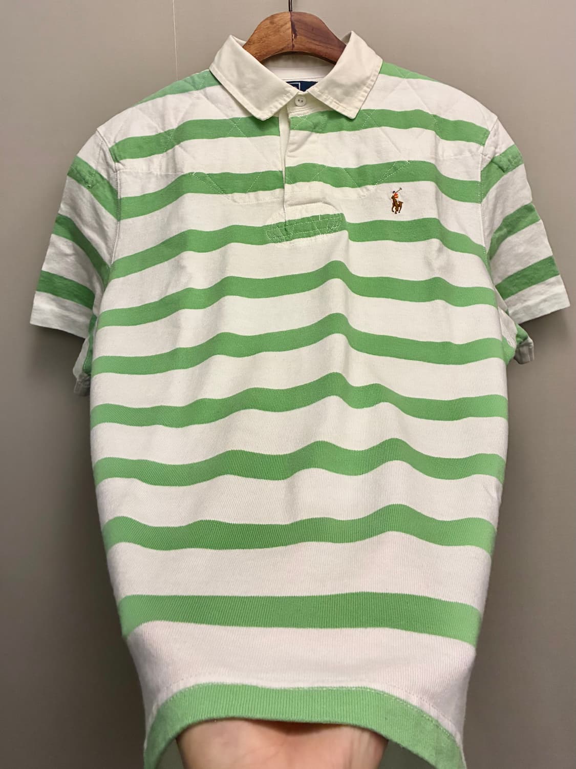 (L)POLO 폴로랄프로렌 럭비 스트라이프 반팔 PK카라티셔츠 상품이미지4