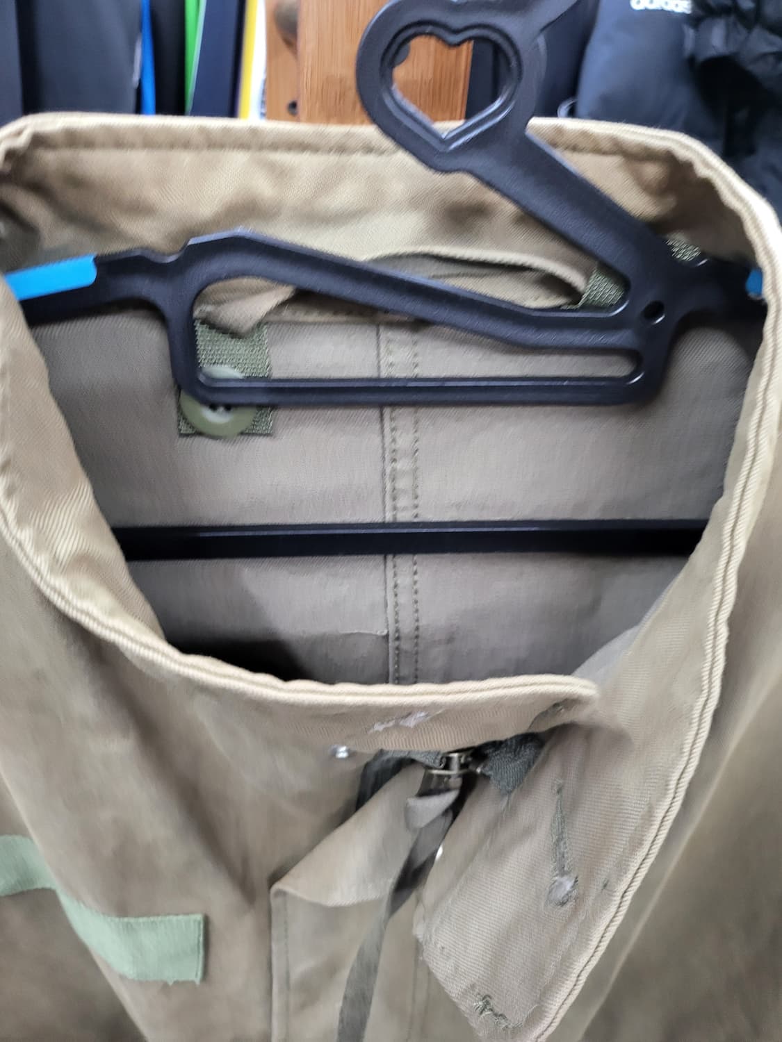 군색 야상 프리사이즈 빈티지 상품이미지2