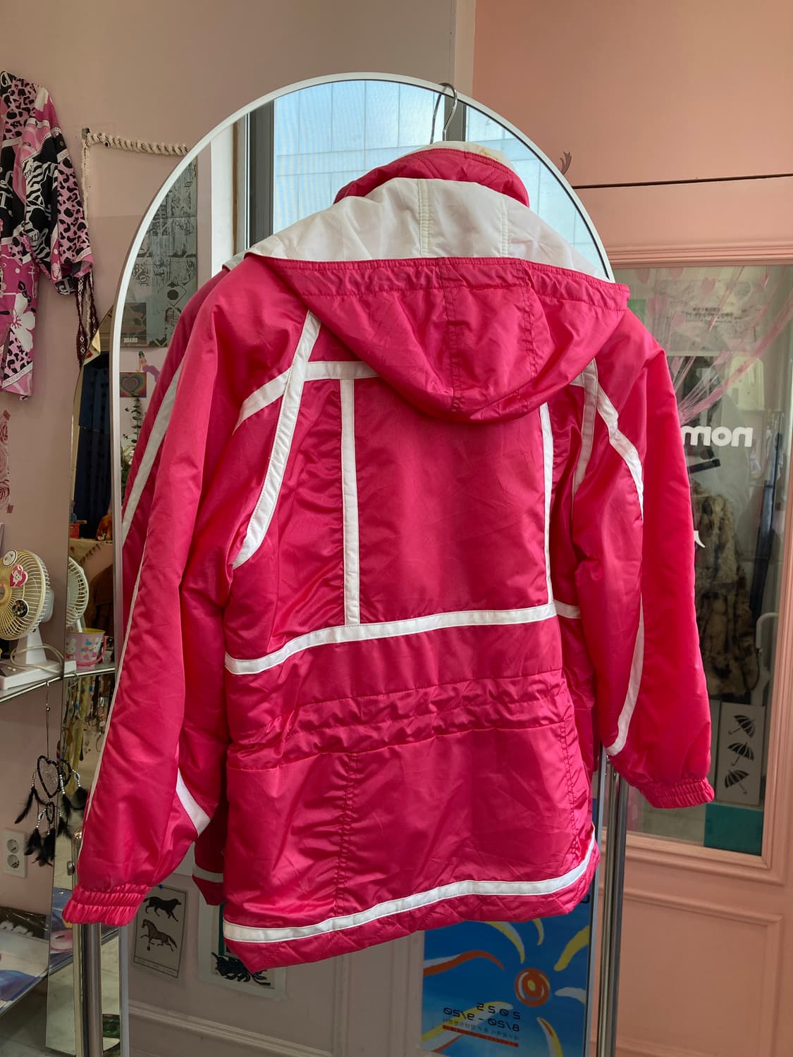 빈티지 핫핑크 스키 점퍼 상품이미지5