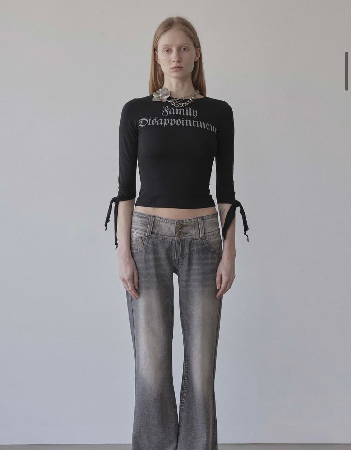 스컬프터 Tie sleeve tee S 상품이미지1