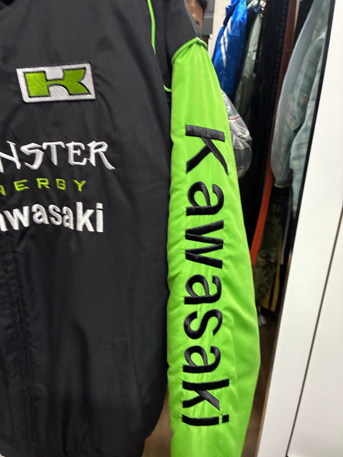 [새상품] 가와사키 카와사키 몬스터 봄버 자켓 L/100 상품이미지3