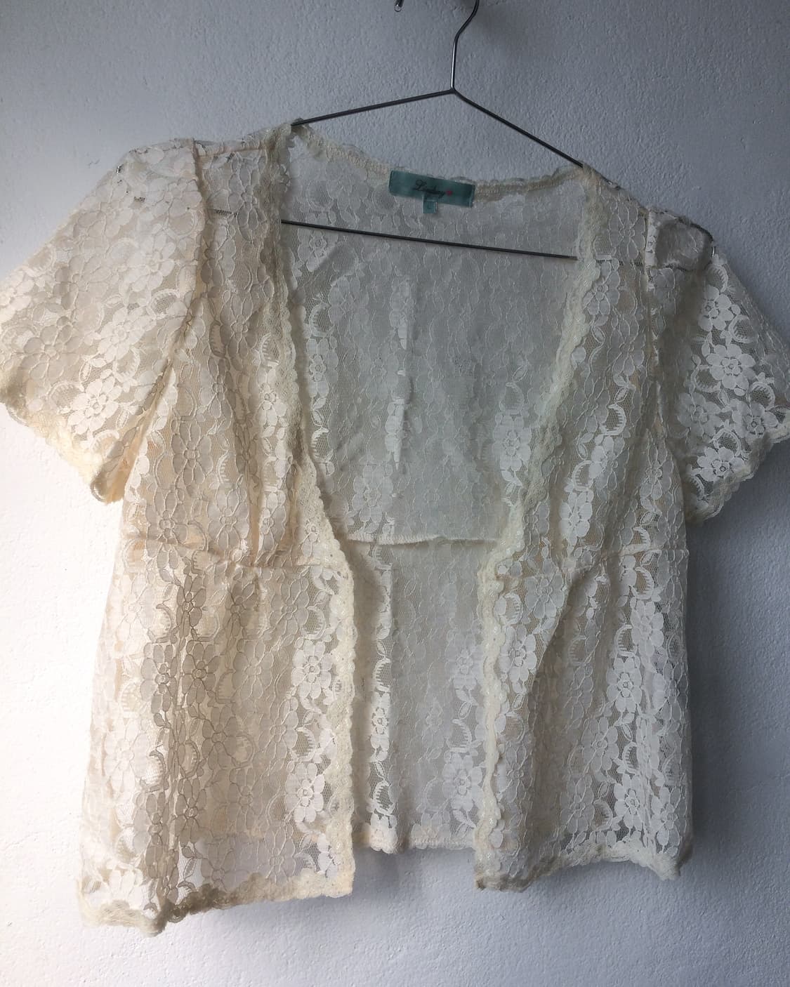 Pattern see through open cardigan 상품이미지4