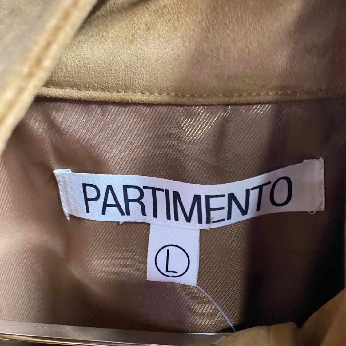 파르티멘토 브라운 스웨이드 지퍼 하이넥 오바핏필드자켓 B4476 상품이미지8