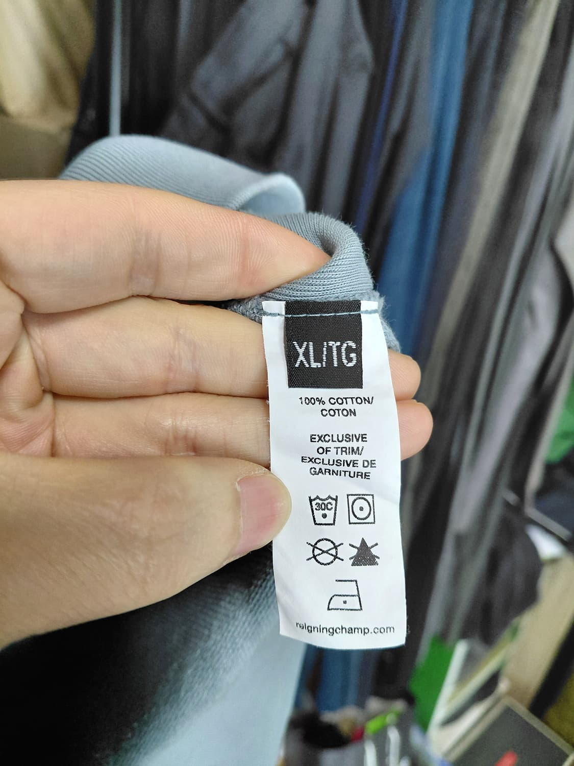 [레이닝챔프]코튼 맨투맨 XL사이즈 상품이미지5