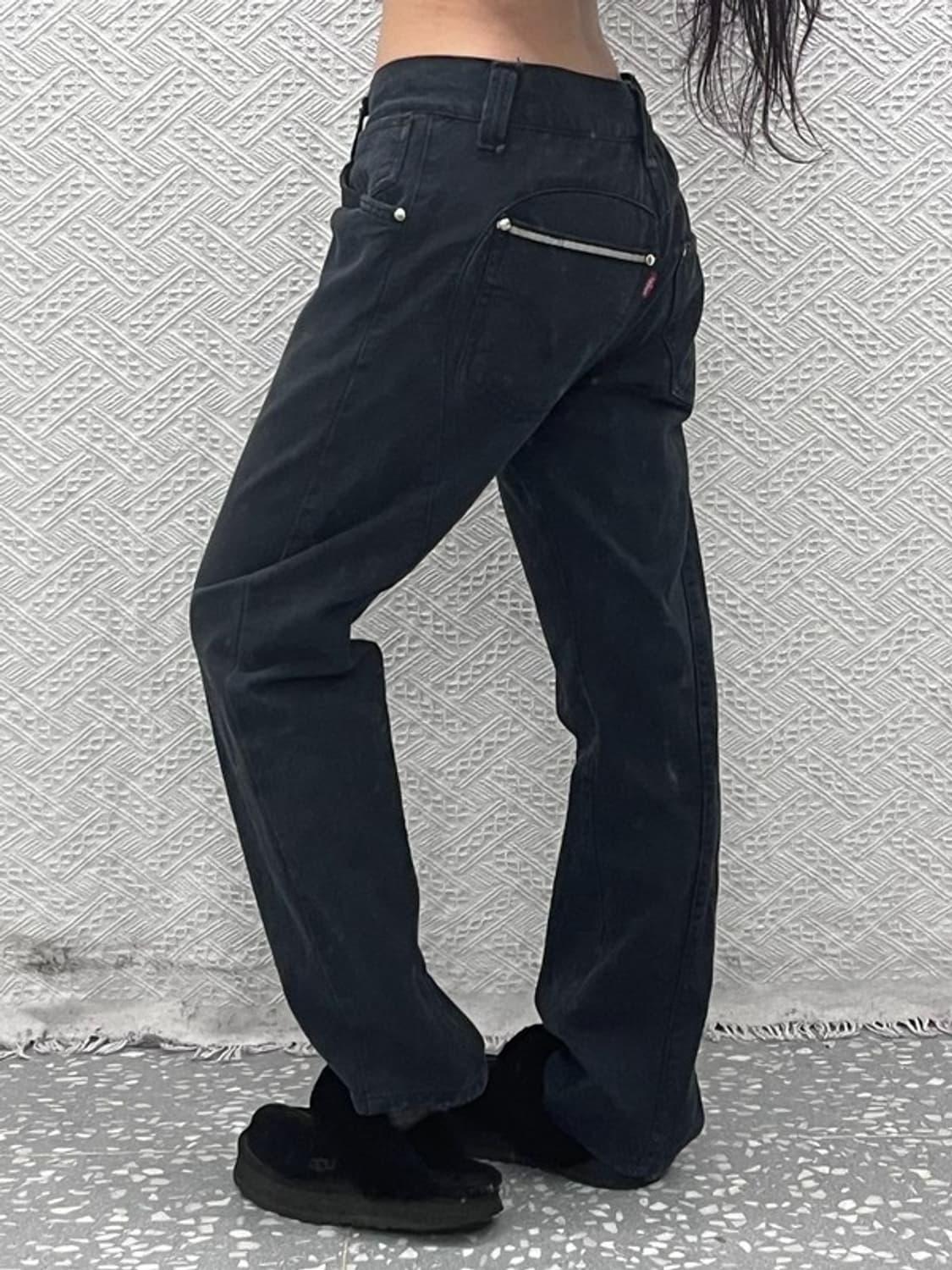 리바이스 엔지니어드진 빈티지 캐주얼 흑청 데님팬츠 32인치 C10527 상품이미지1