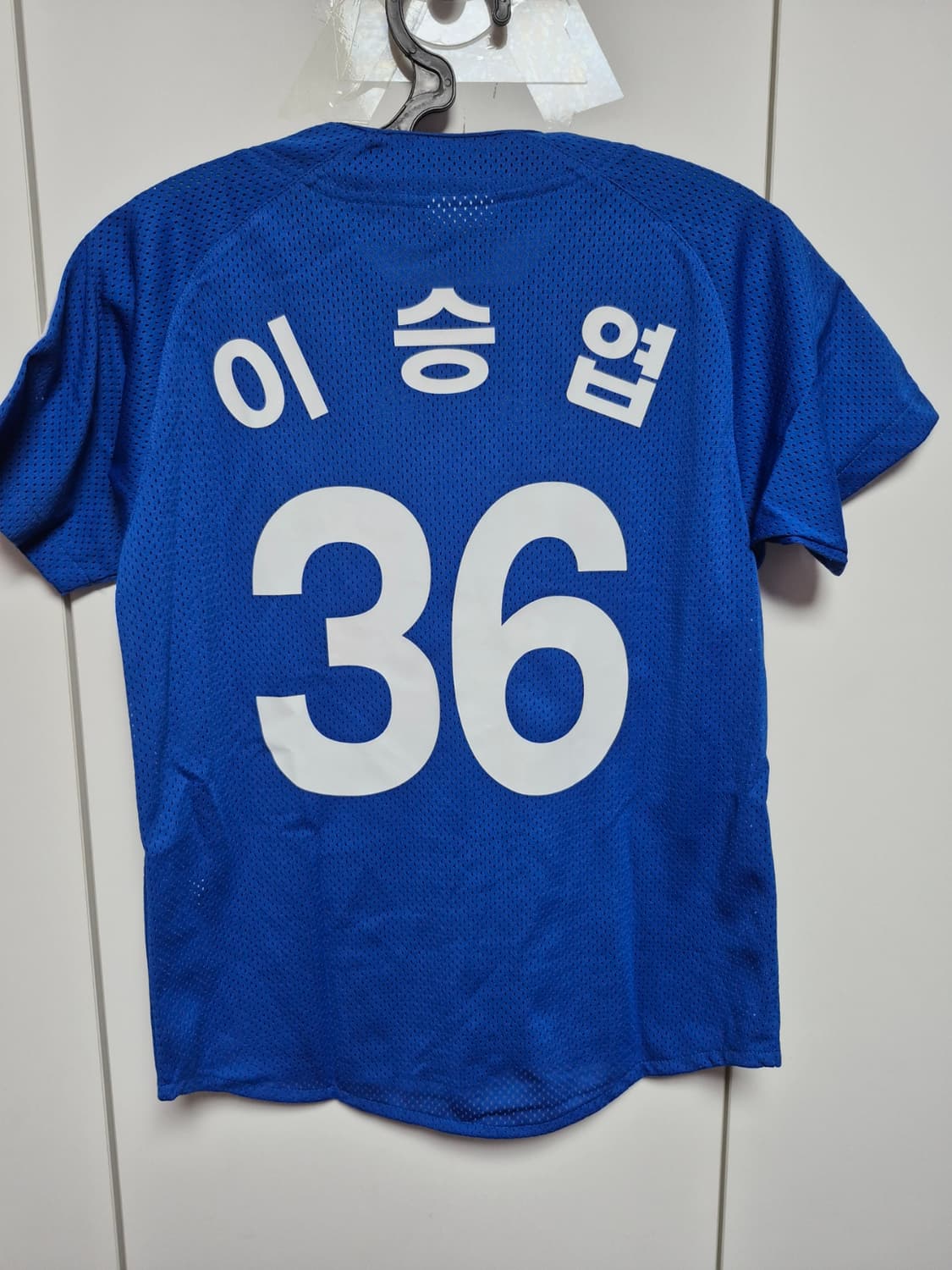 삼성라이온즈 왕조시절 유니폼 새상품 이승엽 9호 실80사이즈 팝니다 상품이미지3