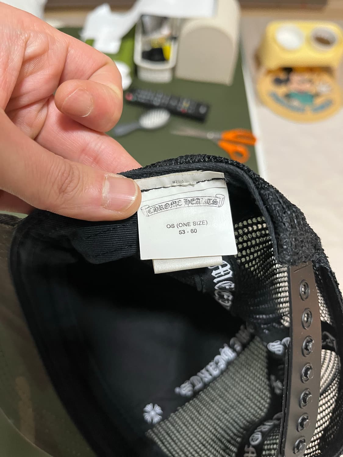 크롬하츠 세메터리 킹타코 메쉬 트러커 캡 모자 카모 OS 상품이미지5