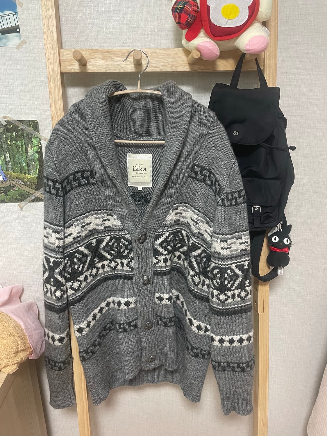모리걸 무채색 코위찬 사와코 set (착용샷) 상품이미지2