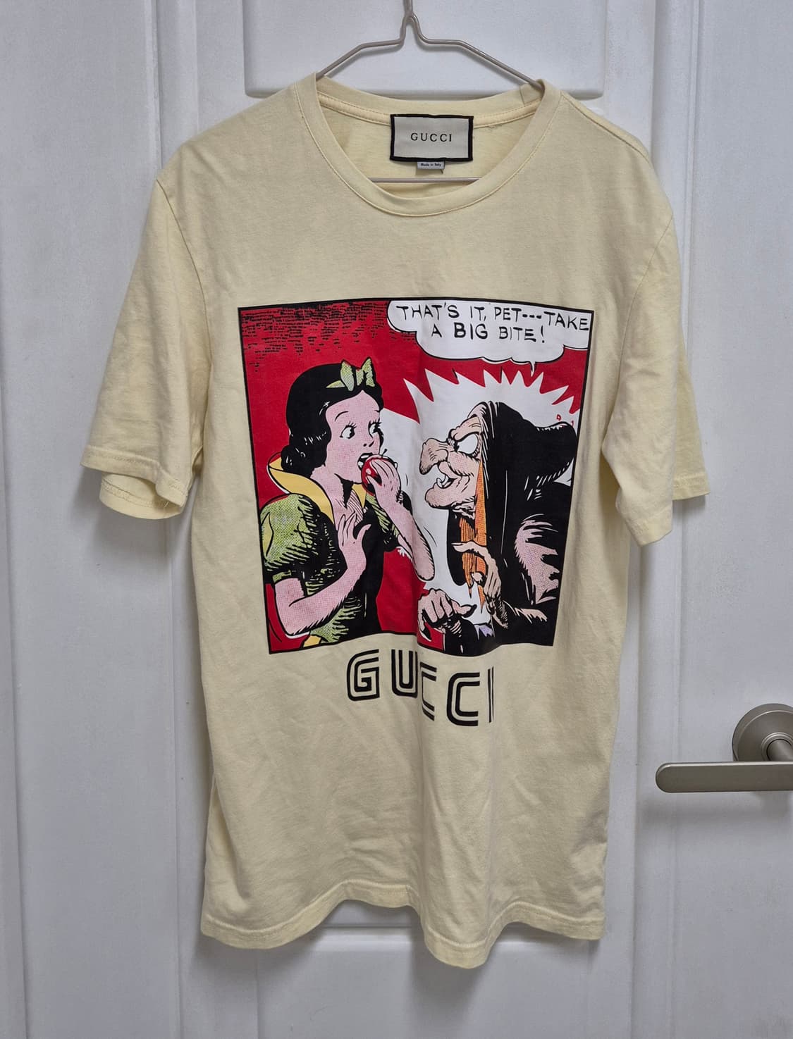 (정품) 구찌 Gucci 디즈니 반팔 코튼 티셔츠 M 상품이미지6